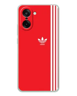 Чехол для OnePlus Ace 5 Racing с картинкой «Красный минимализм Adidas» Чехол для OnePlus Ace 5 Racing с картинкой «Красный минимализм Adidas»