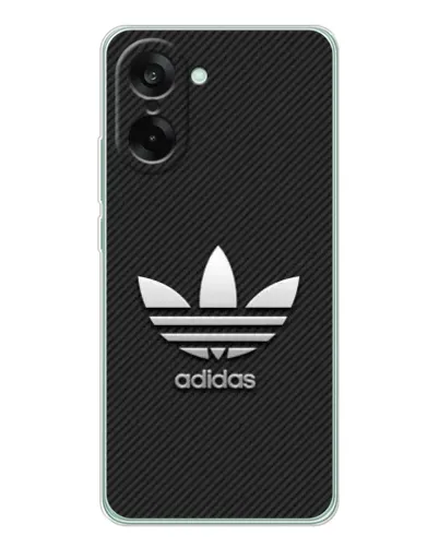Чехол для OnePlus Ace 5 Racing с картинкой «Adidas Карбоновая текстура» Чехол для OnePlus Ace 5 Racing с картинкой «Adidas Карбоновая текстура»