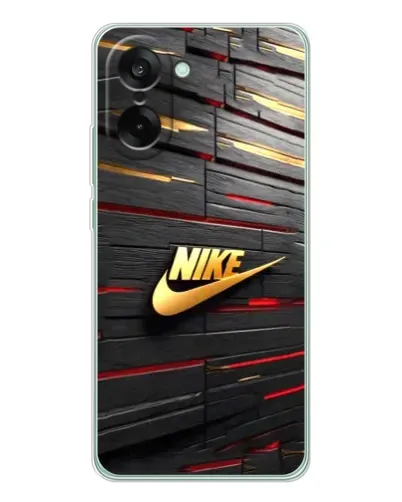 Чехол для OnePlus Ace 5 Racing с картинкой «Золотой Nike на металле» Чехол для OnePlus Ace 5 Racing с картинкой «Золотой Nike на металле»