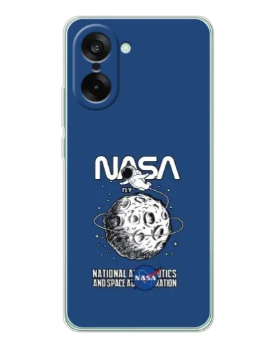 Чехол для OnePlus Ace 5 Racing с картинкой «NASA — лунная миссия» Чехол для OnePlus Ace 5 Racing с картинкой «NASA — лунная миссия»