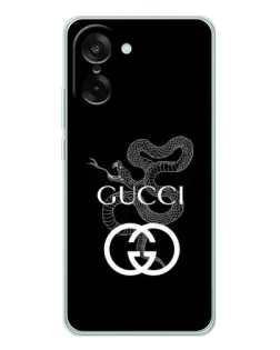Чехол для OnePlus Ace 5 Racing с картинкой «Gucci — серебряная змея» Чехол для OnePlus Ace 5 Racing с картинкой «Gucci — серебряная змея»