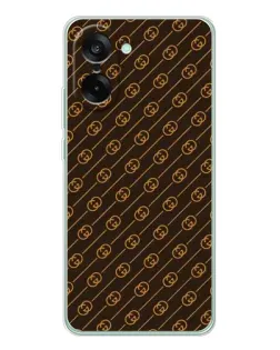 Чехол для OnePlus Ace 5 Racing с картинкой «Gucci — золотые диагонали» Чехол для OnePlus Ace 5 Racing с картинкой «Gucci — золотые диагонали»
