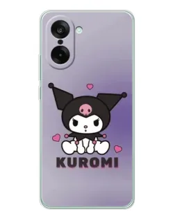 Чехол для OnePlus Ace 5 Racing с картинкой «Kuromi — фиолетовый арт»