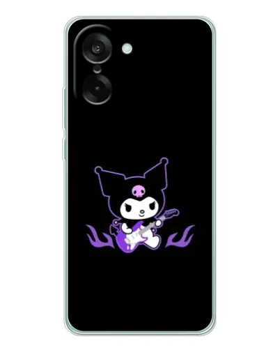 Чехол для OnePlus Ace 5 Racing с картинкой «Электрическая Kuromi» Чехол для OnePlus Ace 5 Racing с картинкой «Электрическая Kuromi»