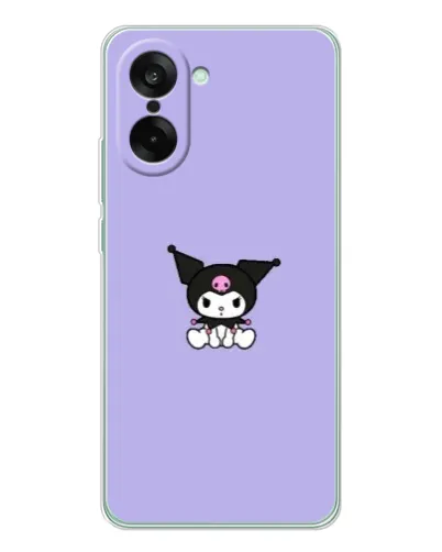 Чехол для OnePlus Ace 5 Racing с картинкой «Kuromi — фиолетовый минимализм» Чехол для OnePlus Ace 5 Racing с картинкой «Kuromi — фиолетовый минимализм»