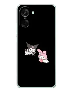 Чехол для OnePlus Ace 5 Racing с картинкой «My Melody и Kuromi»