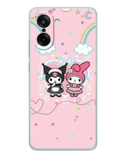 Чехол для OnePlus Ace 5 Racing с картинкой «My Melody и Kuromi» Чехол для OnePlus Ace 5 Racing с картинкой «My Melody и Kuromi»