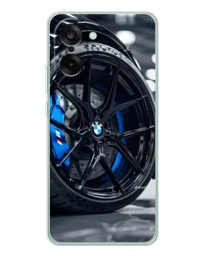 Чехол для OnePlus Ace 5 Racing с картинкой «Колесо BMW вблизи»