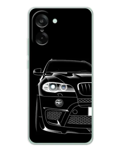 Чехол для OnePlus Ace 5 Racing с картинкой «Темный силуэт BMW»