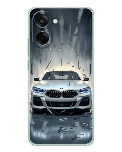 Чехол для OnePlus Ace 5 Racing с картинкой «BMW в свете фар»