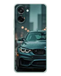 Чехол для OnePlus Ace 5 Racing с картинкой «BMW в огнях города»