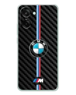 Чехол для OnePlus Ace 5 Racing с картинкой «Эмблема BMW и карбон»