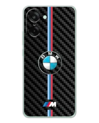 Чехол для OnePlus Ace 5 Racing с картинкой «Эмблема BMW и карбон»