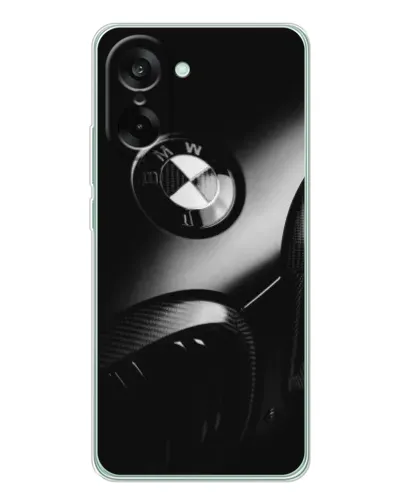 Чехол для OnePlus Ace 5 Racing с картинкой «Эмблема BMW — макро»