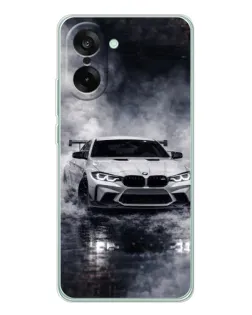 Чехол для OnePlus Ace 5 Racing с картинкой «BMW сквозь туман»