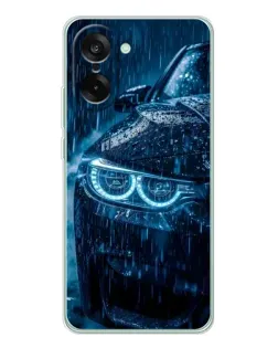 Чехол для OnePlus Ace 5 Racing с картинкой «BMW под дождем»