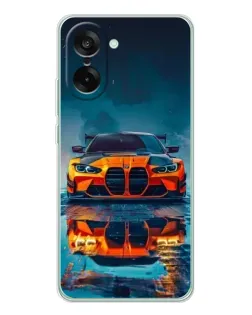 Чехол для OnePlus Ace 5 Racing с картинкой «BMW — золотая эмблема»