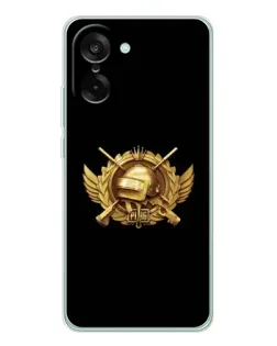 Чехол для OnePlus Ace 5 Racing с картинкой «PUBG — оранжевый градиент»