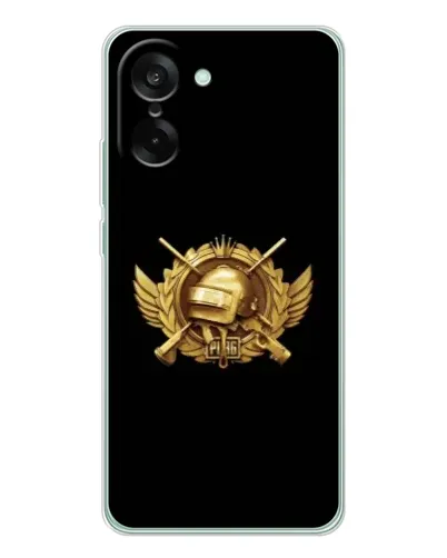 Чехол для OnePlus Ace 5 Racing с картинкой «PUBG — оранжевый градиент»