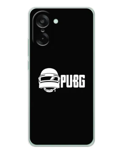 Чехол для OnePlus Ace 5 Racing с картинкой «PUBG — классический лого»