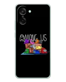 Чехол для OnePlus Ace 5 Racing с картинкой «Логотип Among Us»