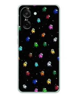Чехол для OnePlus Ace 5 Racing с картинкой «Экипаж Among Us»
