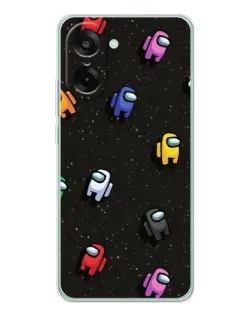 Чехол для OnePlus Ace 5 Racing с картинкой «Космический паттерн Among Us»