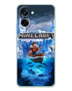 Чехол для OnePlus Ace 5 Racing с картинкой «Minecraft ледяной мир» Чехол для OnePlus Ace 5 Racing с картинкой «Minecraft ледяной мир»