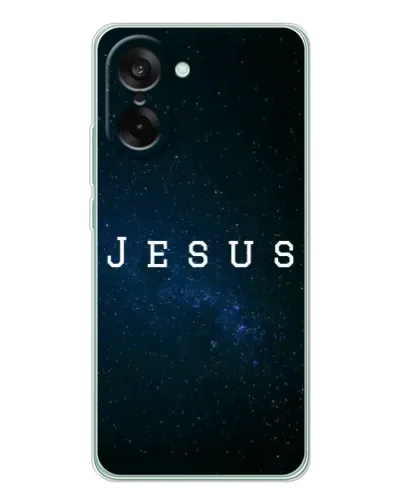 Чехол для OnePlus Ace 5 Racing с картинкой «Звездное небо Jesus» Чехол для OnePlus Ace 5 Racing с картинкой «Звездное небо Jesus»