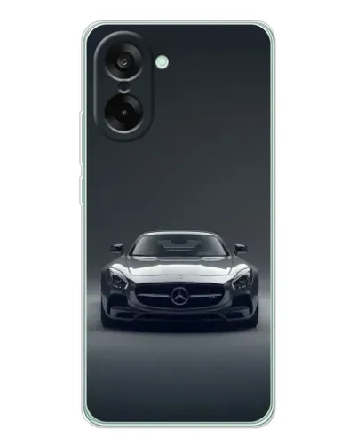 Чехол для OnePlus Ace 5 Racing с картинкой «Mercedes на черном» Чехол для OnePlus Ace 5 Racing с картинкой «Mercedes на черном»