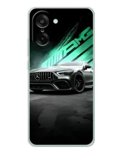 Чехол для OnePlus Ace 5 Racing с картинкой «Темный Mercedes AMG»