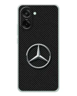 Чехол для OnePlus Ace 5 Racing с картинкой «Карбоновый Mercedes стиль»