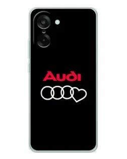 Чехол для OnePlus Ace 5 Racing с картинкой «Логотип Audi Heart»