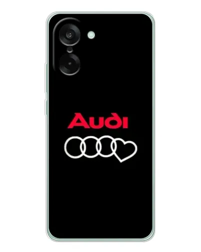 Чехол для OnePlus Ace 5 Racing с картинкой «Логотип Audi Heart» Чехол для OnePlus Ace 5 Racing с картинкой «Логотип Audi Heart»
