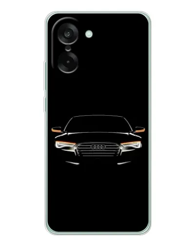 Чехол для OnePlus Ace 5 Racing с картинкой «Audi — ночной контур» Чехол для OnePlus Ace 5 Racing с картинкой «Audi — ночной контур»