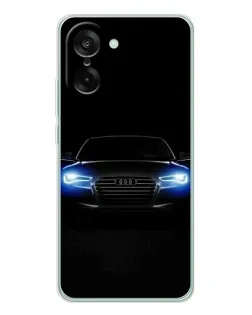 Чехол для OnePlus Ace 5 Racing с картинкой «Audi в неоне»