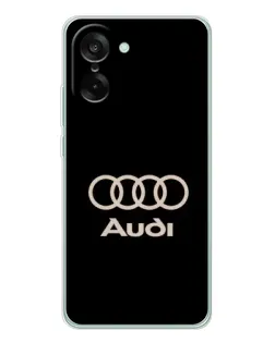 Чехол для OnePlus Ace 5 Racing с картинкой «Audi — золотой логотип»
