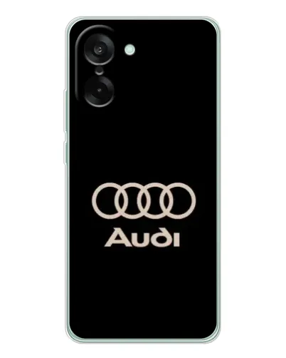Чехол для OnePlus Ace 5 Racing с картинкой «Audi — золотой логотип» Чехол для OnePlus Ace 5 Racing с картинкой «Audi — золотой логотип»