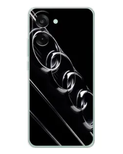 Чехол для OnePlus Ace 5 Racing с картинкой «Audi — абстрактные кольца»