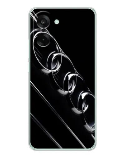 Чехол для OnePlus Ace 5 Racing с картинкой «Audi — абстрактные кольца» Чехол для OnePlus Ace 5 Racing с картинкой «Audi — абстрактные кольца»
