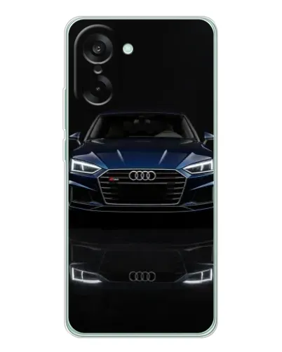 Чехол для OnePlus Ace 5 Racing с картинкой «Audi — ночное отражение» Чехол для OnePlus Ace 5 Racing с картинкой «Audi — ночное отражение»
