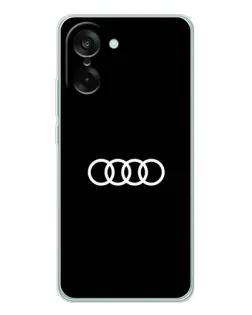 Чехол для OnePlus Ace 5 Racing с картинкой «Audi White Logo»