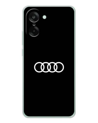 Чехол для OnePlus Ace 5 Racing с картинкой «Audi White Logo» Чехол для OnePlus Ace 5 Racing с картинкой «Audi White Logo»