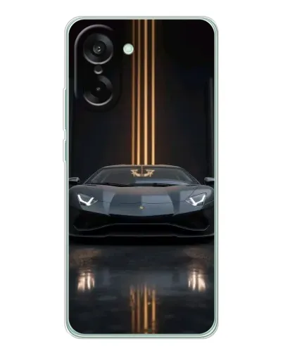 Чехол для OnePlus Ace 5 Racing с картинкой «Lamborghini золотые линии» Чехол для OnePlus Ace 5 Racing с картинкой «Lamborghini золотые линии»