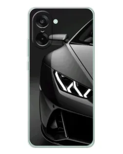 Чехол для OnePlus Ace 5 Racing с картинкой «Lamborghini фары детализация»