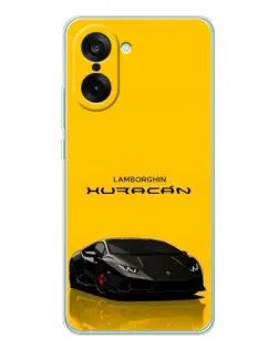 Чехол для OnePlus Ace 5 Racing с картинкой «Lamborghini Huracan черный»