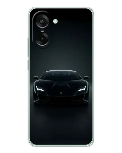 Чехол для OnePlus Ace 5 Racing с картинкой «Черный Lamborghini Aventador» Чехол для OnePlus Ace 5 Racing с картинкой «Черный Lamborghini Aventador»