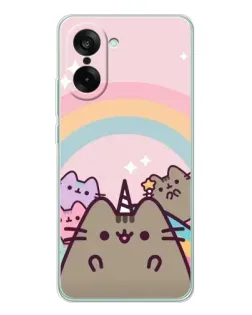 Чехол для OnePlus Ace 5 Racing с картинкой «Единорог Pusheen»