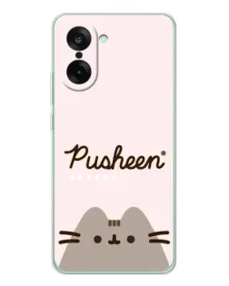 Чехол для OnePlus Ace 5 Racing с картинкой «Pusheen логотип»