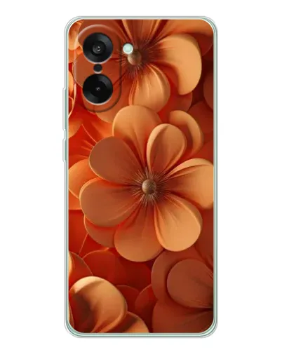 Чехол для OnePlus Ace 5 Racing с картинкой «Оранжевый макро цветок» Чехол для OnePlus Ace 5 Racing с картинкой «Оранжевый макро цветок»